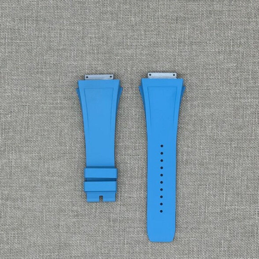 Tempomat SkyBlue Rubber Strap For Richard Mille Rm011  Rm035